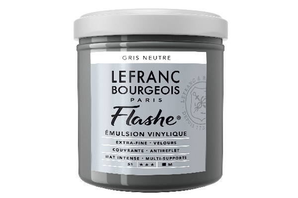 Flashe Acrylic 125 ml neutralgrå 258