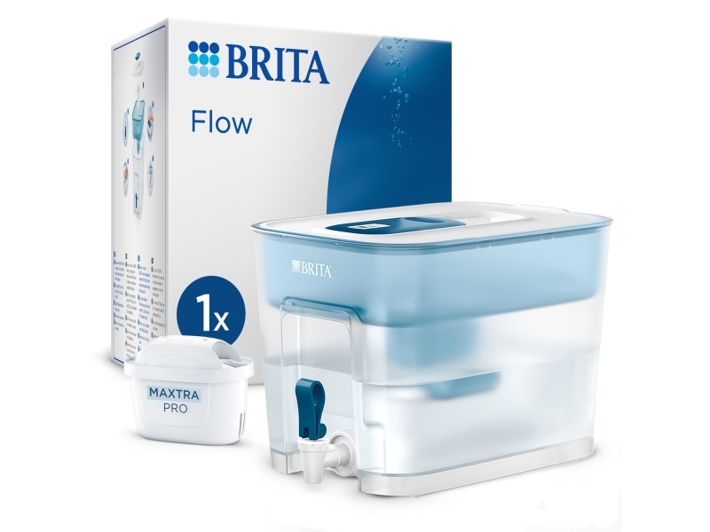 BRITA Flow vandfiltreringstank med dispenser, 8,2 l
