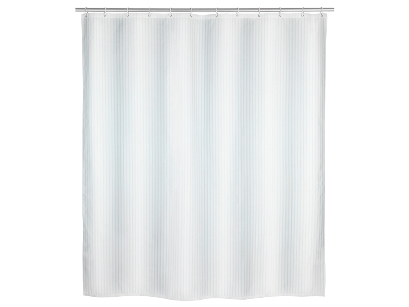 Polyesteri suihkuverho vedenpitävä PALAIS + 12 kiinnitysrengasta 200 x 180 cm WENKO