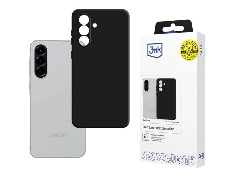 3Mk Matt Case Für Samsung A366/A36 5G/A566/A56 5G, 5G, Schwarz