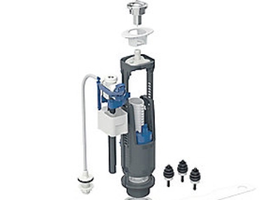 Ifö type skyllegarniture - 240-333 dobbeltskyl 1/2'' t/Aqua toilet m/udvendig cisterne