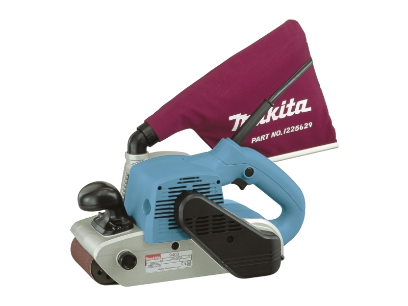 Makita 9403, Bånd slibemaskine, 1,5 m/s², Strøm, 1200 W, 230 V, 5,7 kg