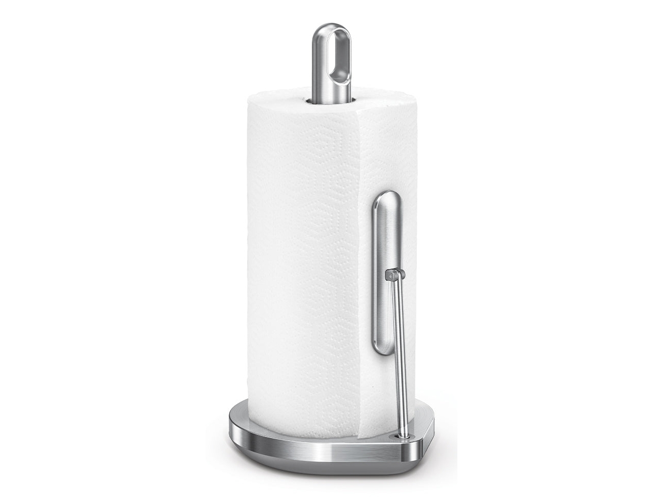 simplehuman KT1203, Bordplade køkkenrulleholder, Børstet stål, Rustfrit stål, 1 stk, 203 mm, 178 mm