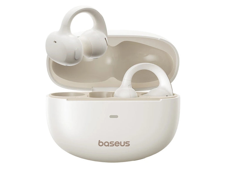 Baseus Bowie Mc1 Open-Ear Tws, Trådløs, Opkald/Musik, 20 - 20000 Hz, Headset, Hvid