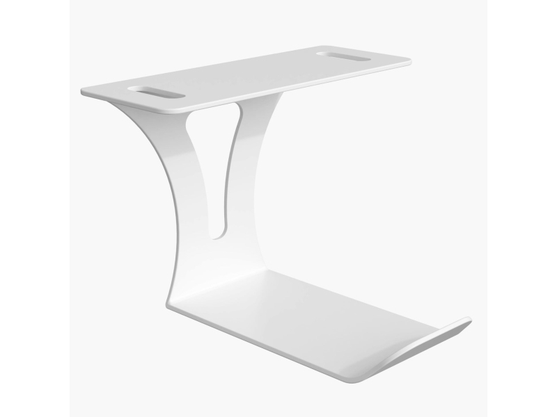 Arozzi Az-Headset-Hanger-Wt, Kopfhörer-Halterung, Stahl, 140 G, Weiß