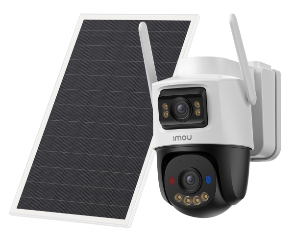 Imou AOV Dual 5MP + 5MP, IP-sikkerhedskamera, Udendørs, Trådløs, Ekstern, Væg, Sort, Hvid