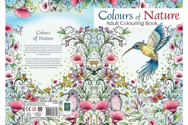 Malebog A4 Colour Of Nature 32 Sider - Bog