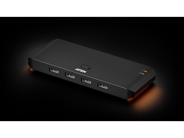 Aten Essentials 2x4 USB 2.0 sharing switch