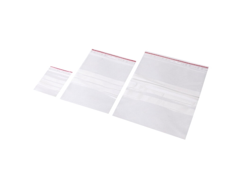 Vetoketjullinen pussi/kirjoituskenttä 11-60 70x100mm 1000kpl/pakkaus