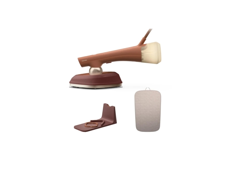 Philips GC213/50, Dampstrygejern, SteamGlide Plus strygesål, 2,5 m, 90 g/min, Brun, 45 g/min