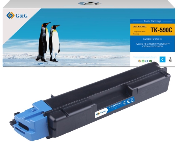 G&G 14433, 5000 Seiten, Cyan, 1 Stück(E)