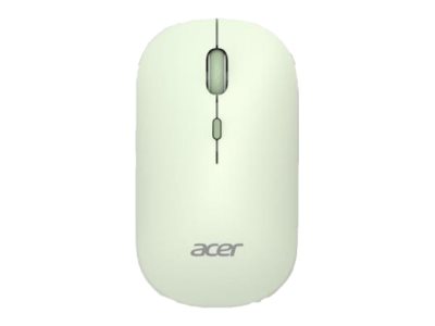 Acer Amr130 - Mus - Ergonomisk - Optisk Led - 4 Knapper - Trådløs - 2.4 Ghz, Bluetooth 5.2 - Trådløs Modtager (Usb) - Grøn