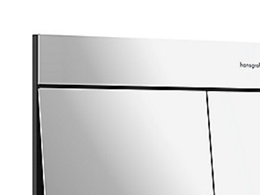 HG iFrame Element E Trykplade - til dobbeltskyl, Krom