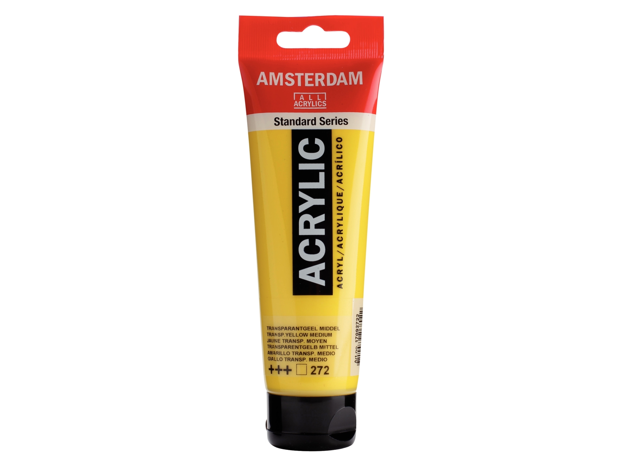 Schjerning Amsterdam Standard Series akryl-rör transparent gul medium 272 | Skola & Hobby - Konstmaterial - Akryl & Akvareller | GameStuff