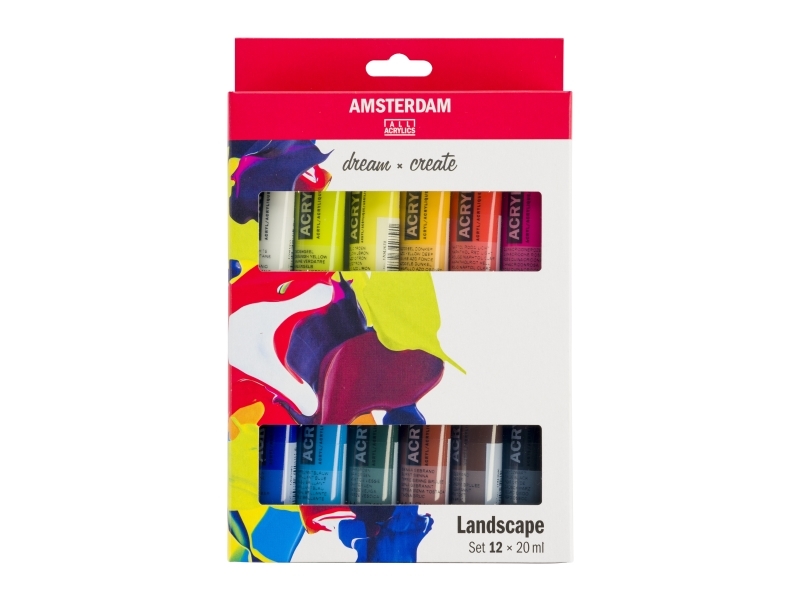 Schjerning Amsterdam Standard Series Akrylmaling Landskabssæt | 12 X