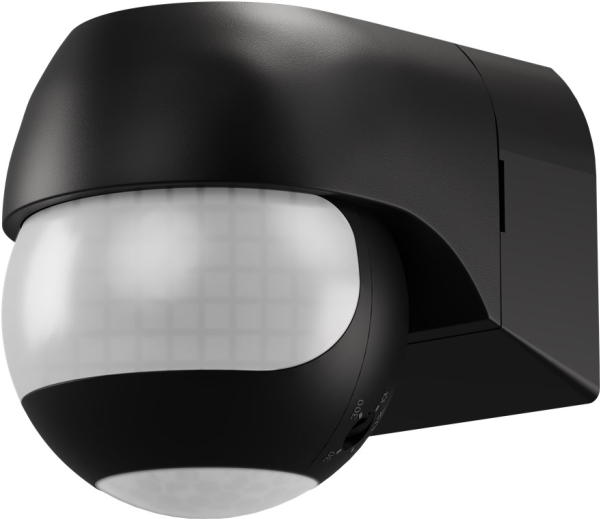 goobay 2-zone motion sensor 79597 Bevægelsessensor Sort