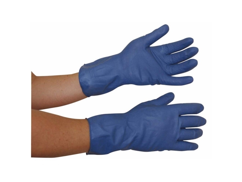 Latex-Handschuhe Small (7) Blau, 12 Paar/Packung