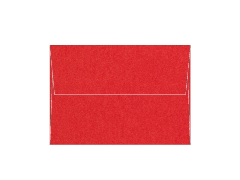 Olin, Colours, Wallet, C5, 162 x 229 mm Ingen bandarole, Matt, wove, Poppy 153µm, P&S, Nedfalset kla - (250 stk.)