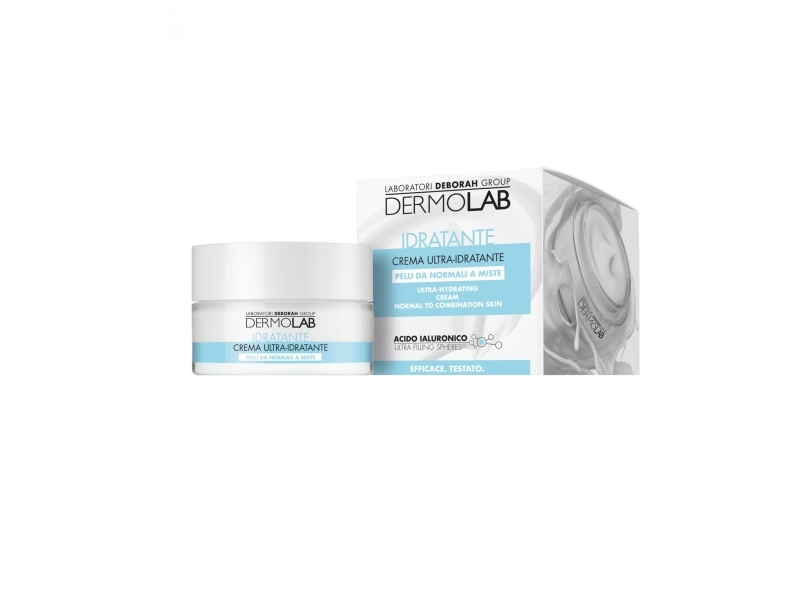 deborah Dermolab fugtgivende creme med hyaluronsyre til ansigt - 50 ml