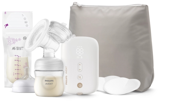 Philips AVENT SCF396 Enkelt elektrisk genopladelig, Elektronisk, Hvid