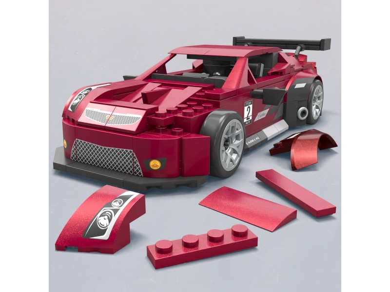 MEGA Hot Wheels Showcase Cadillac ATS-V R, Byggesæt, 13 År, Plast, 319 stk, 950 g