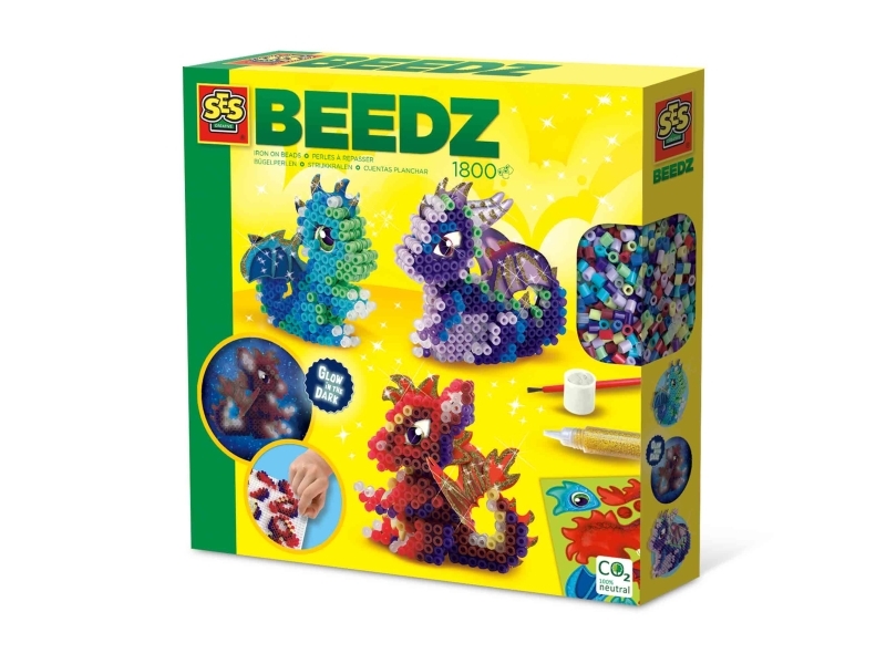 SES Creative Beedz 06208, 1800 styck, 5 År, Pojke/flicka, Barn, Multifärg, Ej för barn under 36 månader | Leksaker - Kreativitet - Pärlor | GameStuff