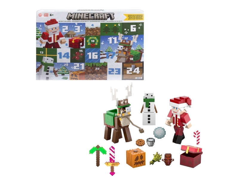 Minecraft Core Figures Advent Calendar 2024 | Leksaker - Hot just nu - Julkalender med leksaker | GameStuff
