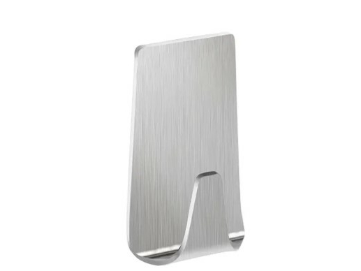 Tesa 57066-00000, Drinnen, Handtuchhaken, Metallisch, Edelstahl, Klebestreifen, 1 Kg