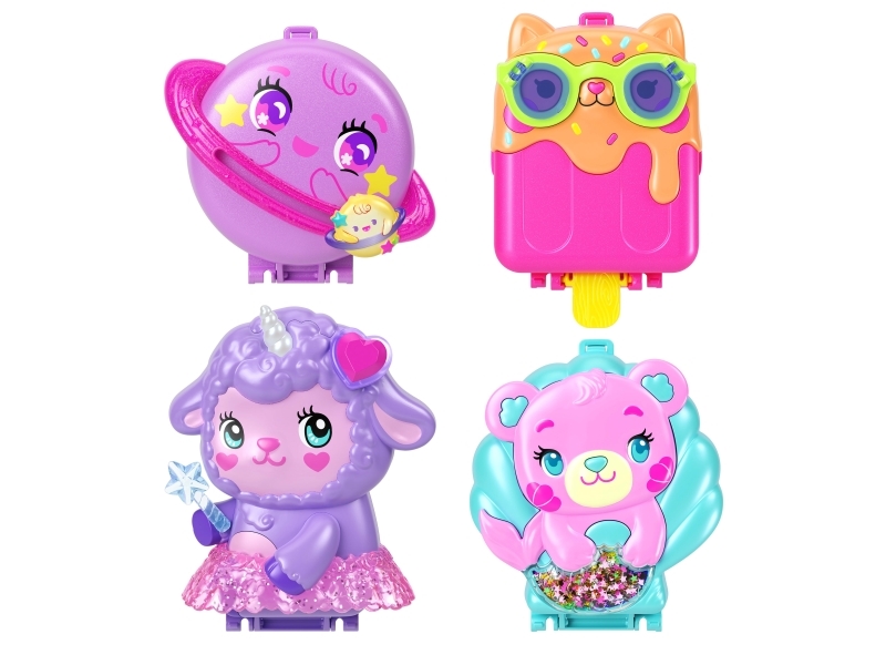 Polly Pocket POCKET WORLD ASSORTMENT, Dyr, 4 År, Blandet, Plast