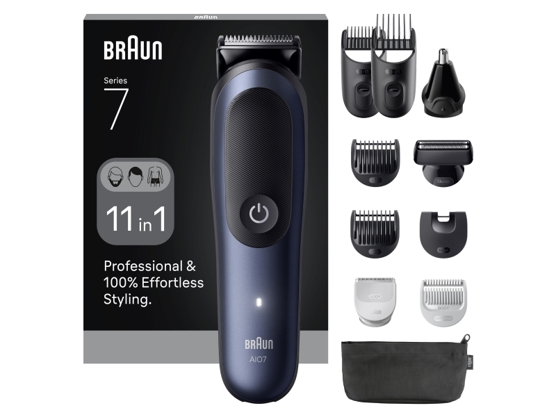 Braun 80789907, Mörkblå, 120 min, Inbyggt batteri, Litium-Ion (Li-Ion), 5 min
