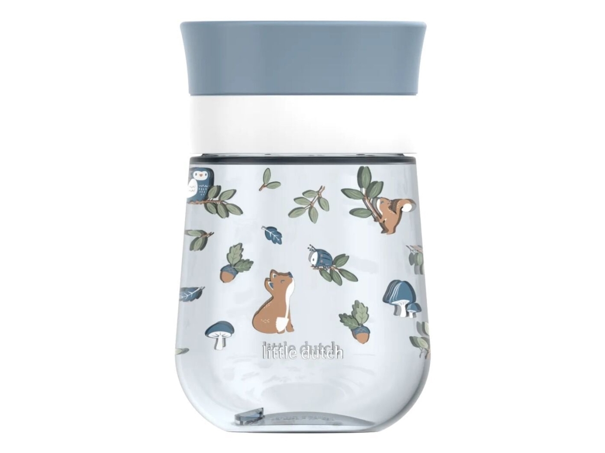 Little Dutch 108018565408, Tudfri kop, Blå, Dreng, Drejelåg, Forest Friends, 300 ml
