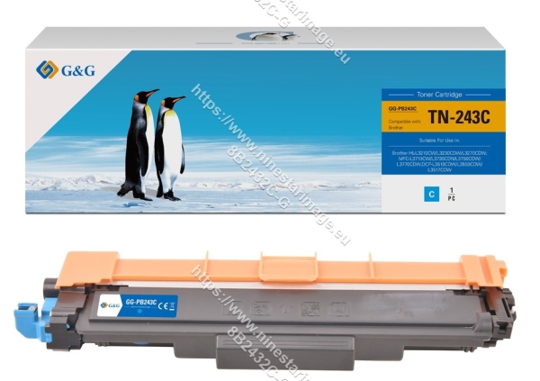 G&G Tn-243C, 1000 Sider, Blå, 1 Stk