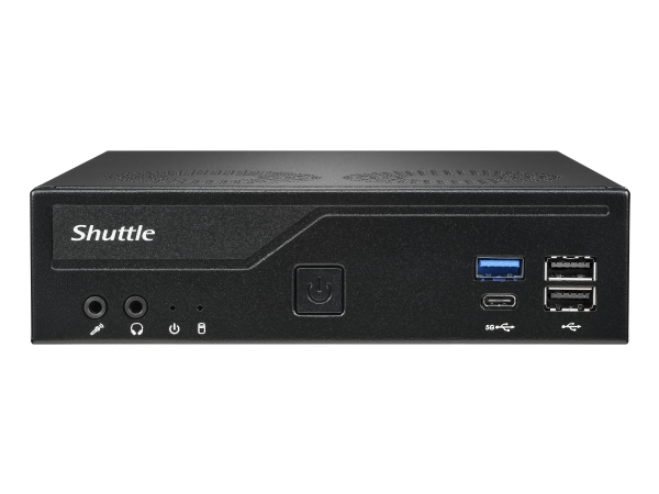 Shuttle Xp? Slim Dh610v2, 1,35 L Großer Pc, Mini-Pc Barebone, Intel H610, Lga 1700, Ddr5-Sdram, 120 W