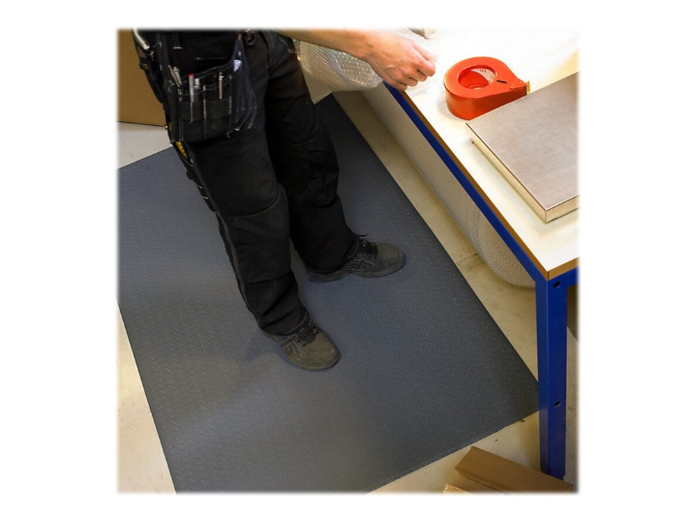 Matte/Arbeitsmatte Yoga Super Plus 1,2 X 61 X 91 Cm, Schwarz