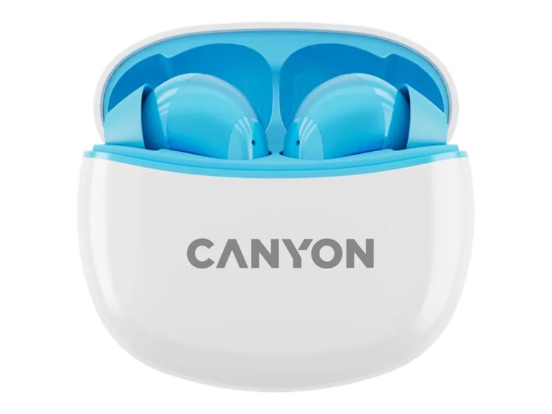 Canyon Tws-5 Cns-Tws5bl Kopfhörer – True Wireless – Bluetooth 5.3 – In-Ear – Usb-C Ladecase – Touch-Steuerung – Bis 38?H Laufzeit – Schwarz