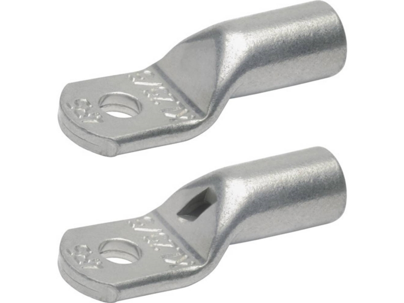 KLAUKE Kaapelikorvakkeet CU 16 mm² pultin reikä Ø6, 0mmluokan 2 johtimen pituus 27mm keskireiästä alkaen