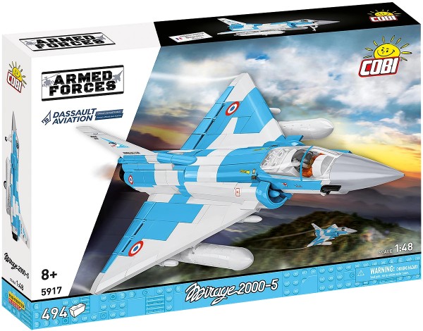 COBI 495 dele ARMED FORCES /5917/ MIRAGE 2000-5F (målestok 1:48)