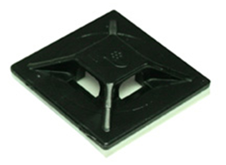 Panduit ABMM-AT-C0, akrylonitril-butadien-styren, sort, 19,1 mm, 4,6 mm, 100 stk