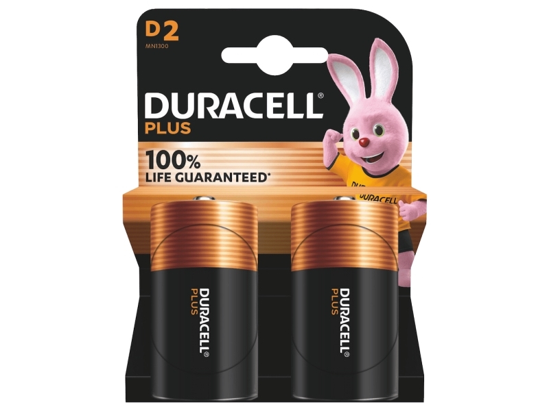 Duracell LR20, Engangsbatteri, LR20, Lithium, 1,5 V, 2 stk