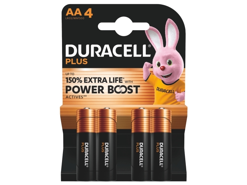 Duracell BASIC LR6, Engangsbatteri, LR06, Alkaline, 1,5 V, 4 stk