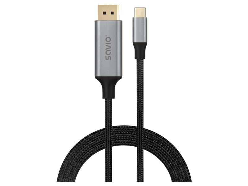 Savio Cl-208, 2 M, Usb C, Usb 3.2 Gen 1 (3.1 Gen 1), 32,4 Gbit/Sek., Sort, Grå