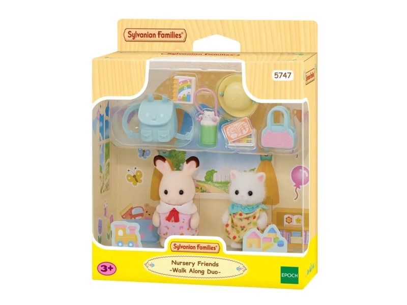 Sylvanian Families Vuggestue-Venner - Walk Along Duo
