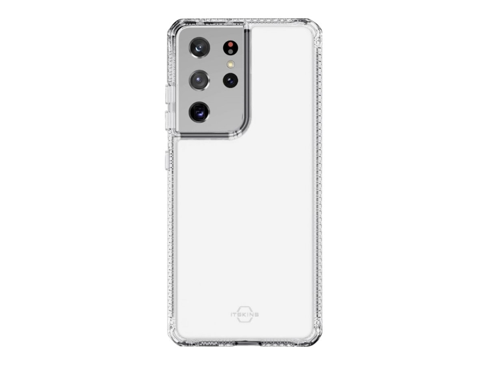 ITSKINS HYBRID // CLEAR - Bagsidecover til mobiltelefon - polykarbonat, termoplastisk polyuretan (TPU) - gennemsigtig - for Samsung Galaxy S22+