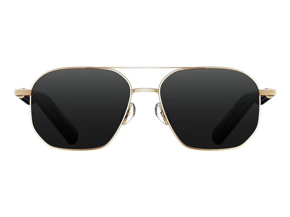 Xiaomi Mijia Smart Audio - Smartbriller - Pilot - Polariseret - Bluetooth - 40.4 G - Bronze, Guld
