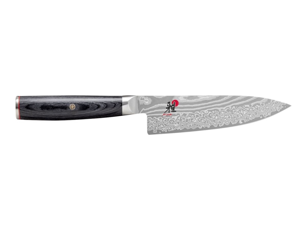 Miyabi Raw 5000FCD kokkekniv gyutoh 16 cm Damaskus-svart