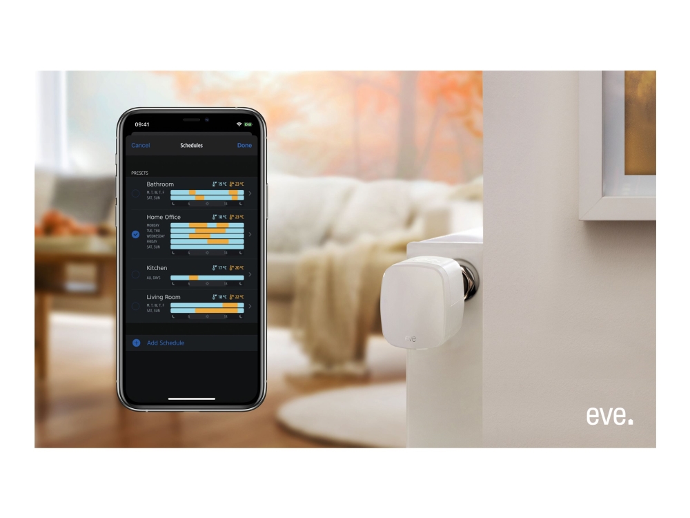 Eve Thermo (Matter) | Ventilation & Klimat - Uppvärmning - Värmekontroll och termostater | GameStuff