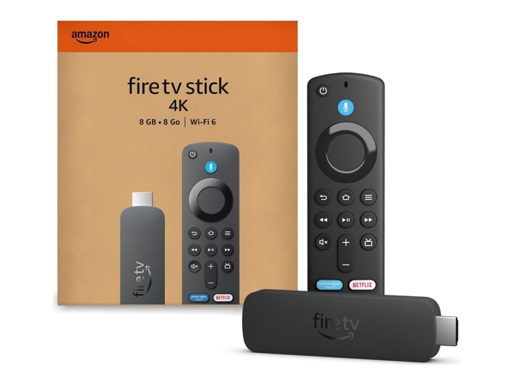Amazon Fire TV Stick 4K (2nd Gen) - 2nd Gen - AV-afspiller - 8 GB - 4K UHD (2160p) - 60 fps - HDR