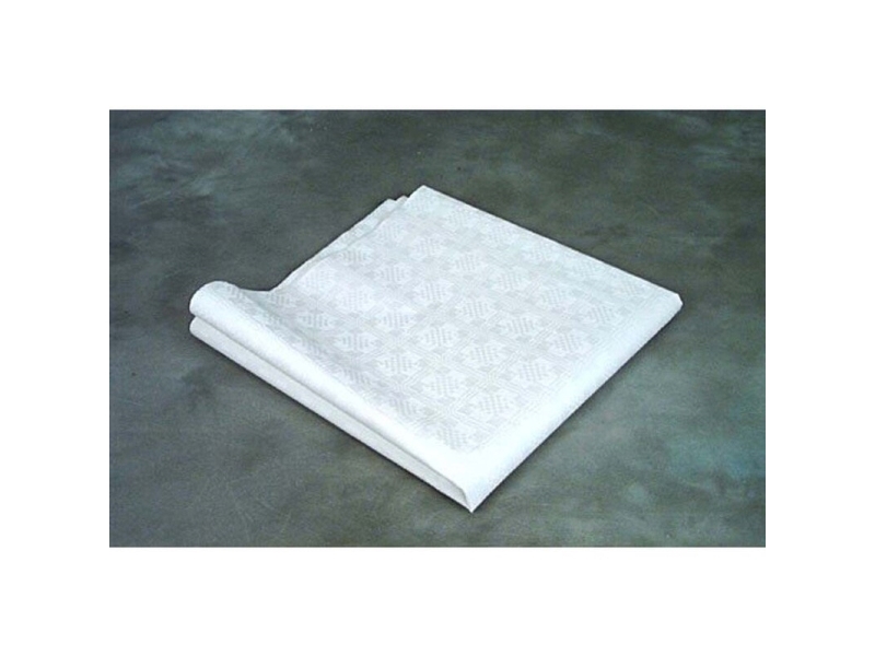 Pappersduk med prägel vit 80x80 cm 250 st/fp | Catering - Dukar & Servetter - Pappersborddukar | GameStuff
