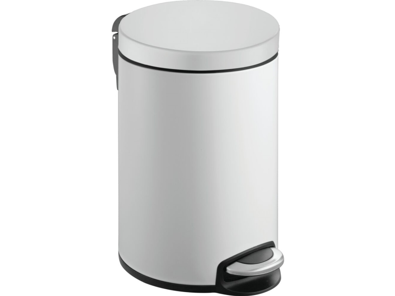 Pedalspand, Eko Serene, Hvid, Stål, 8 L
