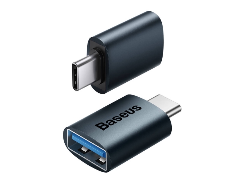 Baseus Zjjq000003, Usb Type-C, Usb-A 3.2 Gen 1, Blå